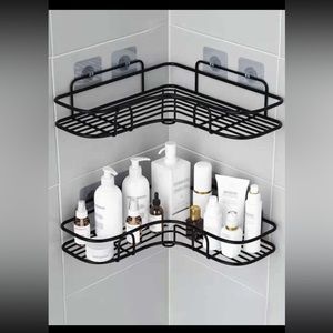 Wall mounted shower rack